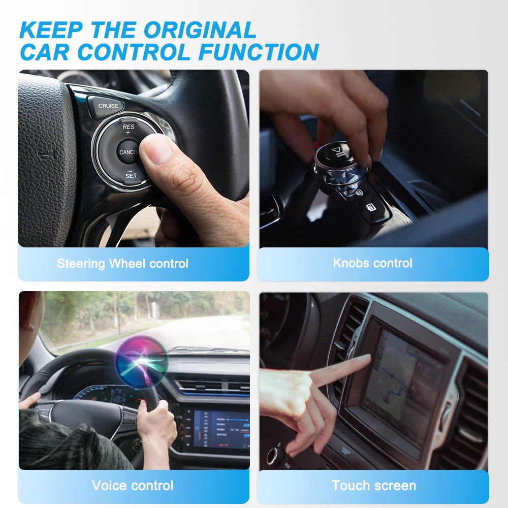 Mini 2-in-1 Wireless CarPlay & Android Auto Adapter