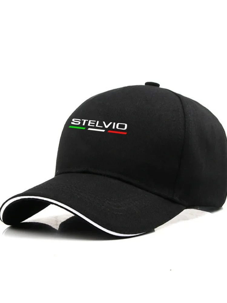 Car Hats Casual Baseball Caps Sunscreen Cotton Ventilate Hat for Alfa Romeo STELVIO Auto Accessories