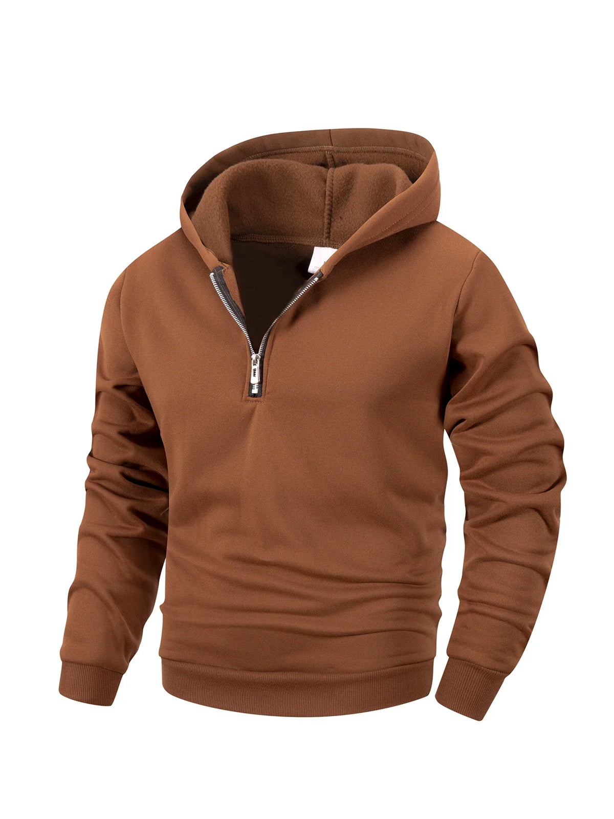 Men's Half-Zip Sweatshirt, Solid Casual Pullover
