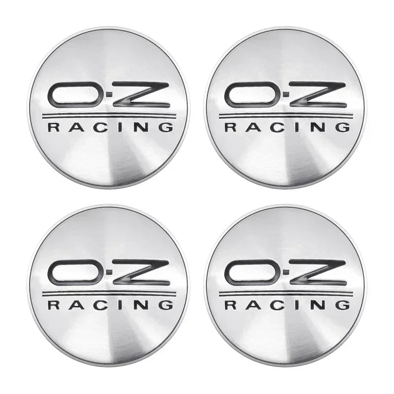 4 pieces 56mm 60mm 65mm 68mm Car Wheel Center Cap Logo Hub Badge Rims Cover For OZ RACING/BBS/Opel multiple sign Styling