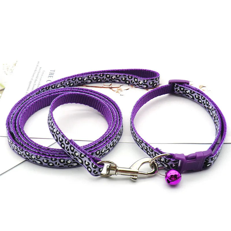 Dog Leash & Collar Set with Bell - 1.2m Puppy & Cat Lead - photo 10