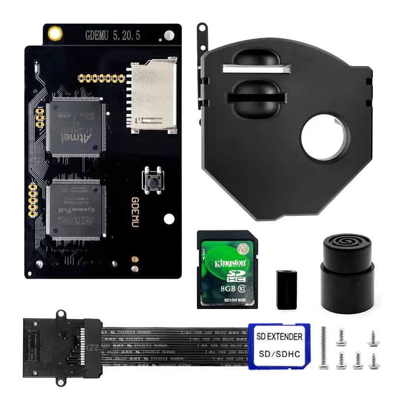 GDEMU V5.20.5 For SEGA Dreamcast Optical Drive Emulation Board and Remote Card Mount Kit DC Console GDU DC VA1 Gdemu Board