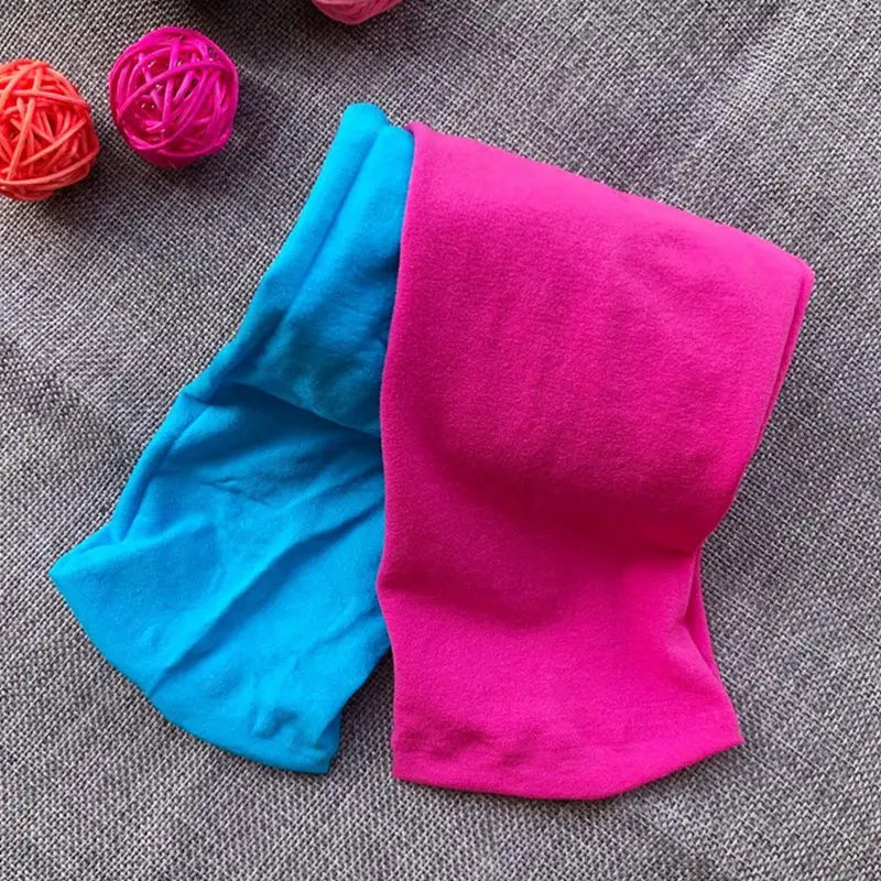 Candy Color Stretch Tights for Girls & Women — Soft Footed Dance Pantyhose