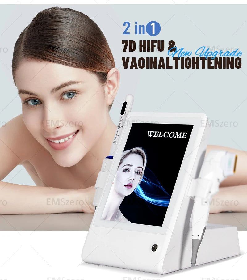 Portable 2-in-1 facial privacy 7D HI * FU machine for facial lifting wrinkle removal anti-aging and skin tightening 2026