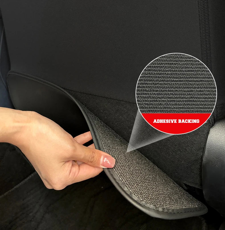 Microfiber Car Seat Back Protector kits Anti-Kick Rear Seat Cover for Toyota RAV4 Yaris Prius Corolla Camry Hilux Land Cruiser
