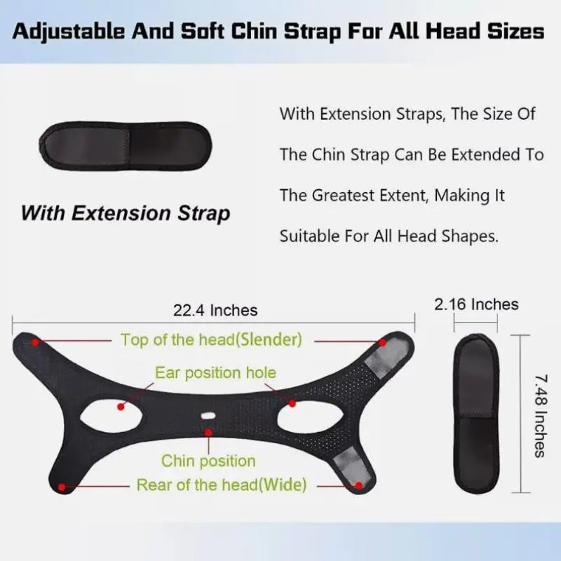 Adjustable Chin Support Strap – Jaw Support Band for More Comfortable Sleep