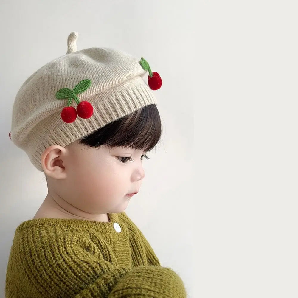 Baby Knit Beret - Flat Painter Cap for Infants and Toddlers - photo 2