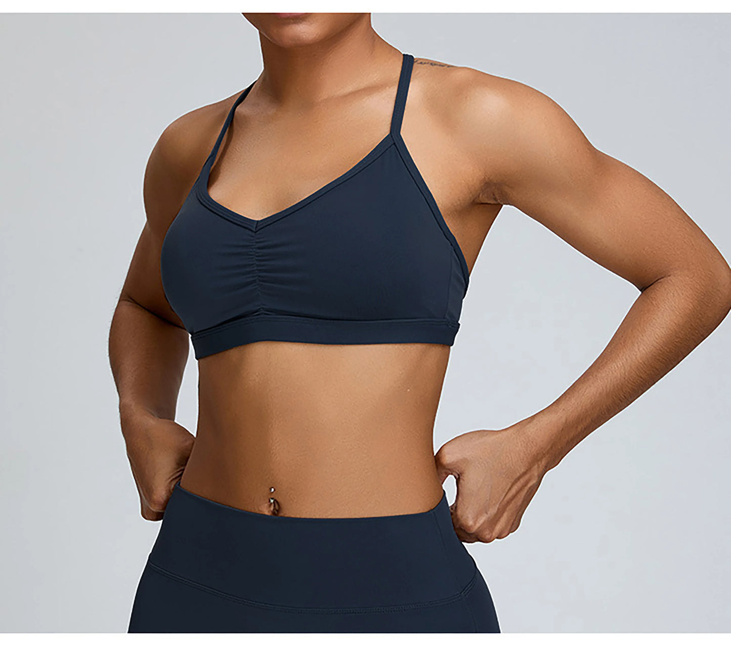 Sexy Scrunch Sports Bra Gym Top Women Running Back Cross Top Women Sportswear Yoga Underwear Fitness Workout Yoga ClothingWomen