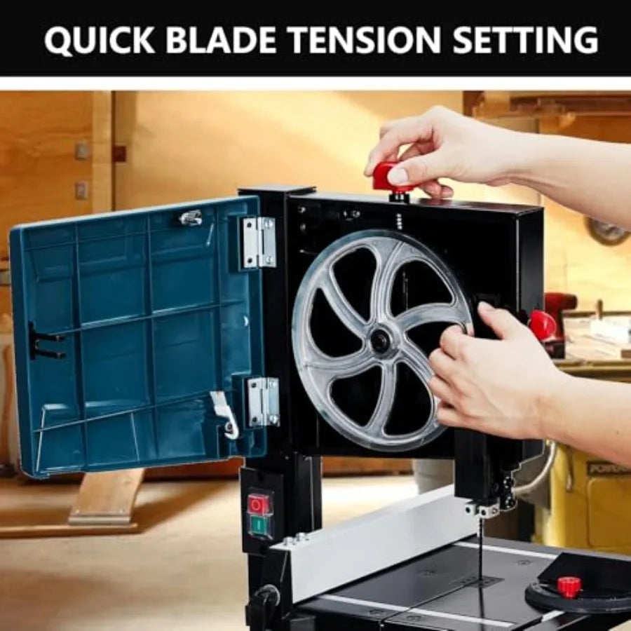 8 Inch Band Saw – 1800RPM Pure Copper Motor | 0-45° Tilting Multi-Angle Precision Cutting Bandsaw