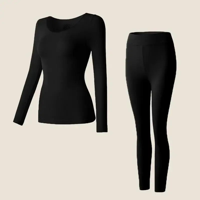 Women's Ultra-Light Thermal Base Layer Set - Long Sleeve Top and Pants - photo 17