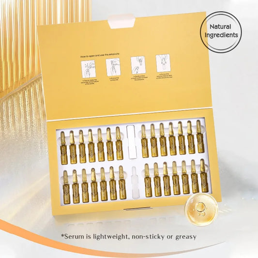 20% Vitamin C Ampoule Serum Set  Moisturising Whitening Wrinkle Reducing Anti-Ageing Serum Face Beauty Skin Care