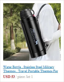 High Capacity Business Thermos Mug Stainless Steel Tumbler Insulated Water Bottle Portable Vacuum Flask For Office Tea Mugs