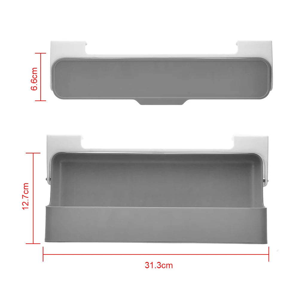 Hidden Under-Shelf Spice Bottle Organizer - Self-Adhesive Drawer Rack - photo 3