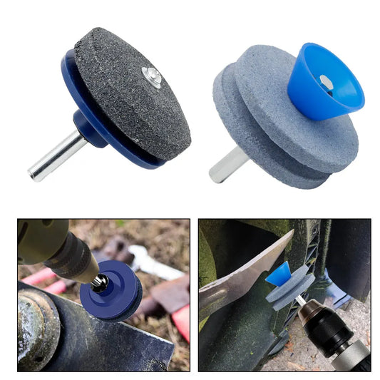 Grinding Stone Electric Knife Sharpener Wind Power Mower Wear Resistant Knife Sharpener Grinding Head Tool