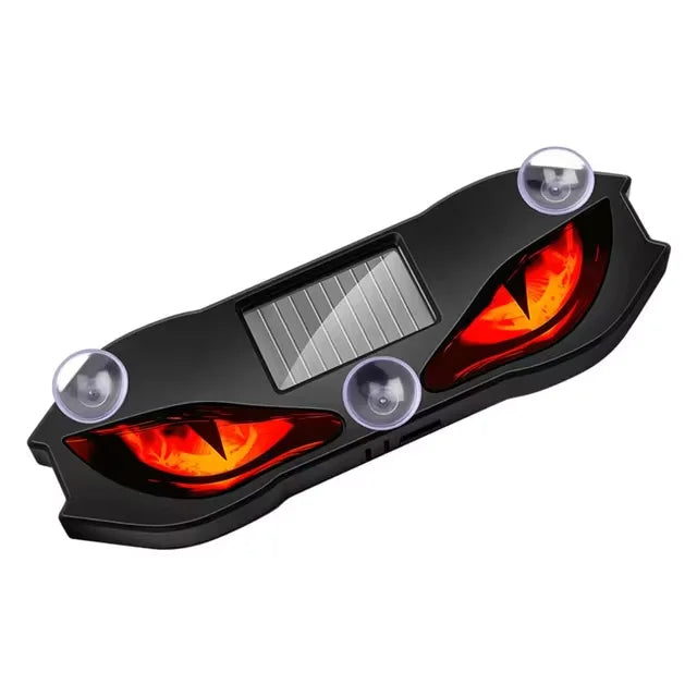 Solar Car Demon Eye Light — Flashing Safety Warning Signal Light