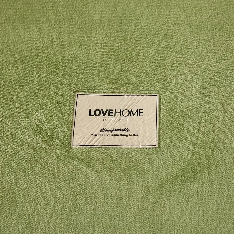 Velvet Fitted Sheet, Soft Warm Non-Slip Mattress Cover