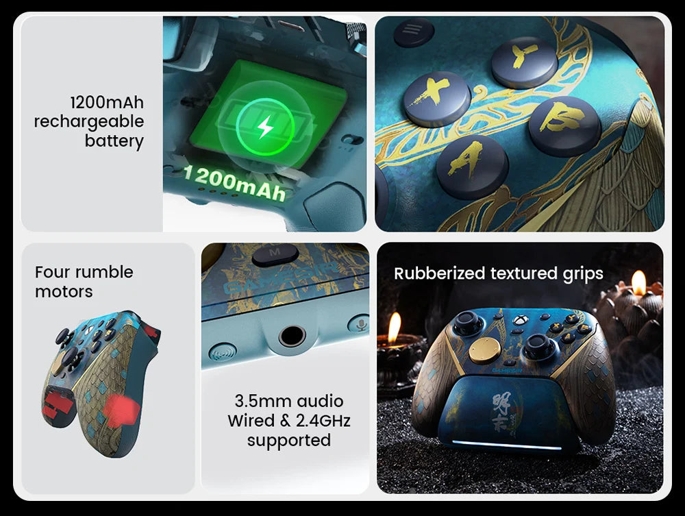 GameSir G7 Pro WUCHANG Xbox PC Controllers Wireless for XBOX Series S X One PC Control Bluetooth Gamepad Fallen Feathers Edition