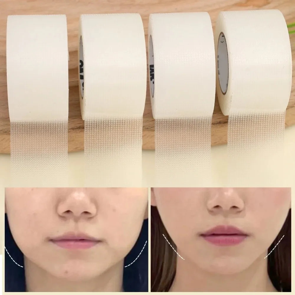 New 8M/Roll PE Facial Tape Professional Lift Wrinkles Cosplay Makeup Tape Transparent Beauty Makeup Tool V-Line Face Lift Tape