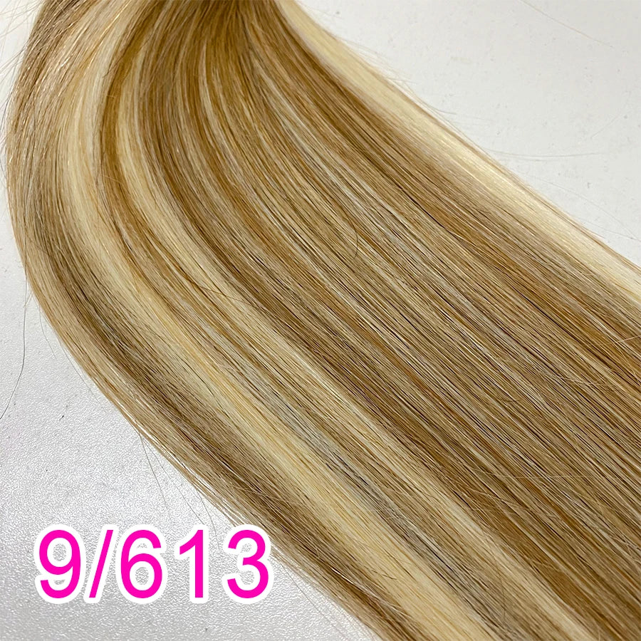 Straight Nano Rings Tip Hair Extension Ombre Natural Virgin 100% Human Hair Bulk Blonde Bundles Micro Beads Wholesale keratin