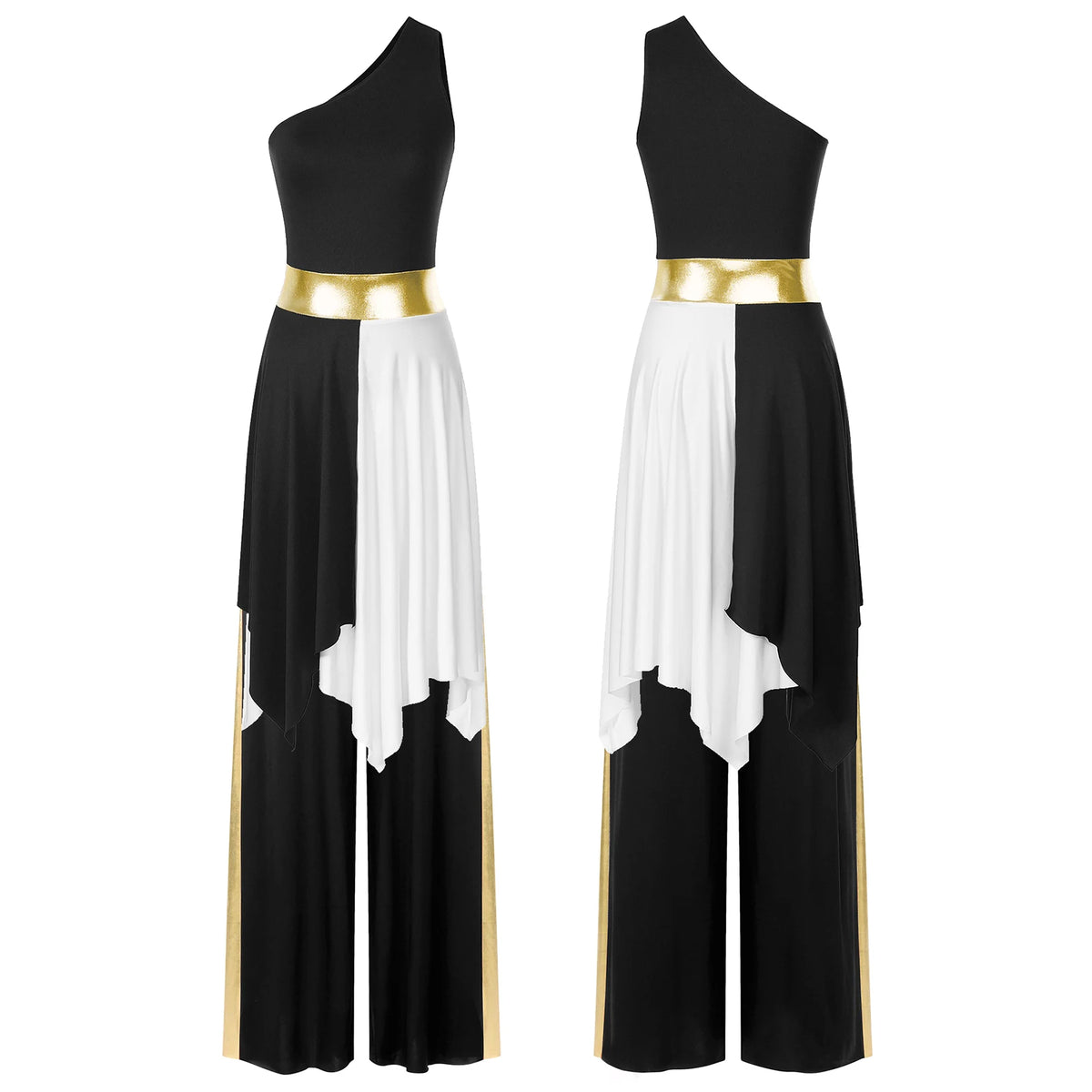 Women's lyrical mesh dress with pants set
