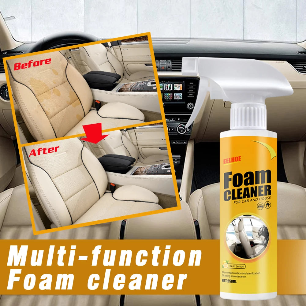 Multi-purpose Foam Cleaning Agent Automoive Car Interior Home Foam Cleaning Spray Interior Maintenance Wash Cleaning Foam Spray
