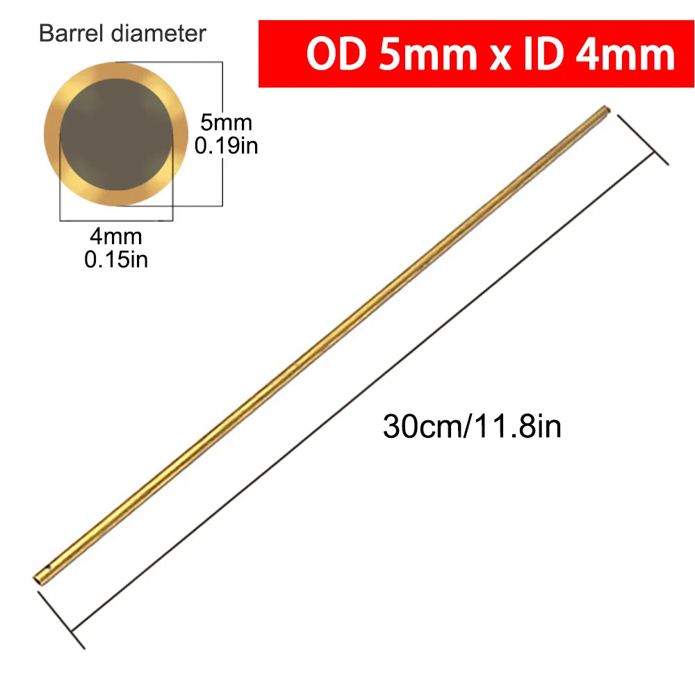 Brass Tubes Diameter 2/3/4/5/6/7/8/9/10/11/12/13/14/15mm Length 300mm 0.5mm Brass Rod Pipe Brass Tube Modelmaking Cutting Tool