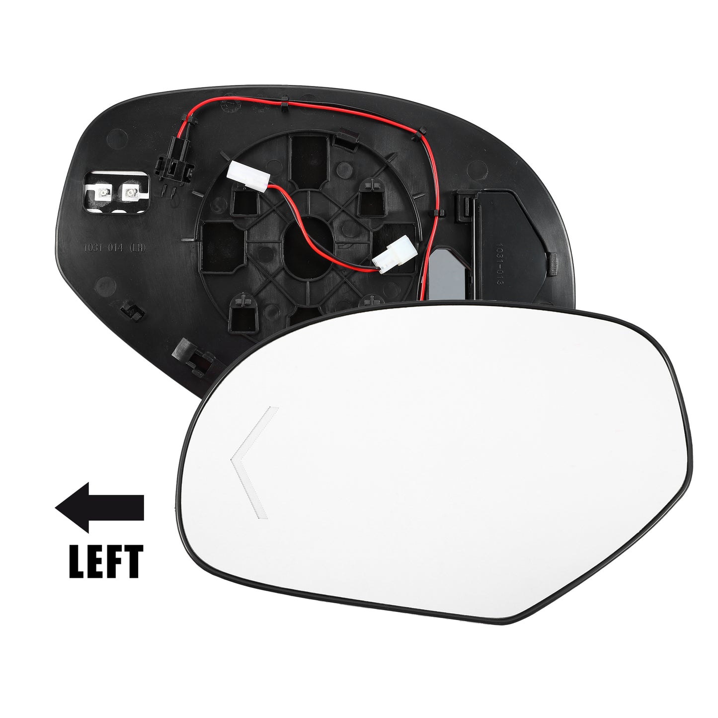 Heated Side Mirror Glass with Backing Plate — GMC Sierra 3500HD & Chevrolet Silverado (2007–2014)