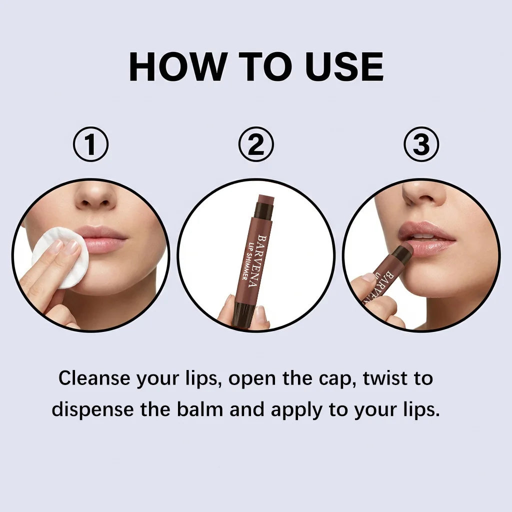 Hydrating Lip Shimmer Gloss - Glossy Nourishing Lip Care for Dry Lips