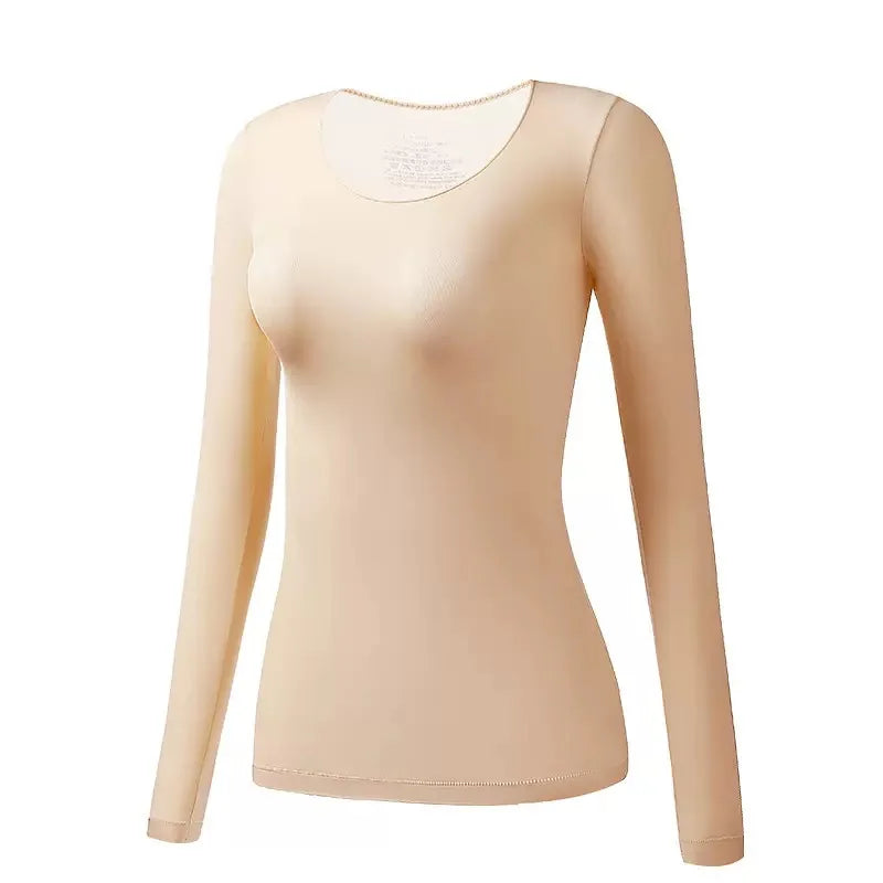 Women's Seamless Ultra-Thin Thermal Set - Long Sleeve Top & Pants - photo 16