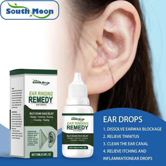Herbal Ear Cleansing Drops — Gentle Earwax Softening & Ear Care