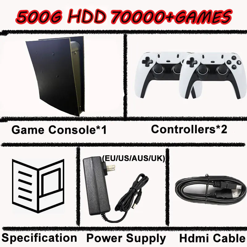 BS5 Windows 11 Mini Game Console — i3 CPU, 60+ Emulators, Multi-Platform TV Game Box