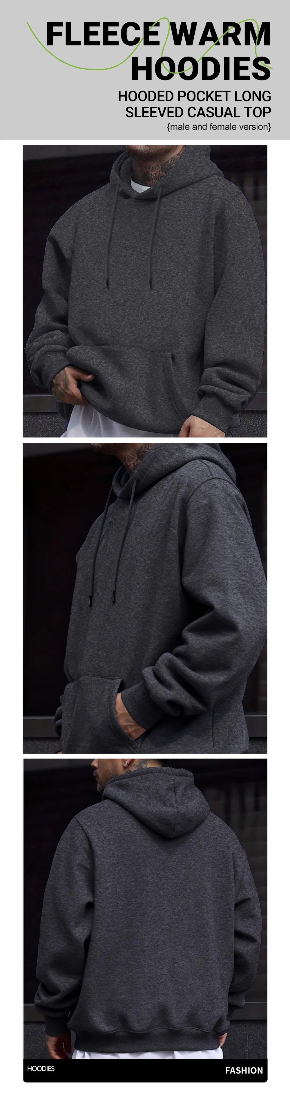 Custom Print Pullover Hoodie, Personalized Sweatshirt