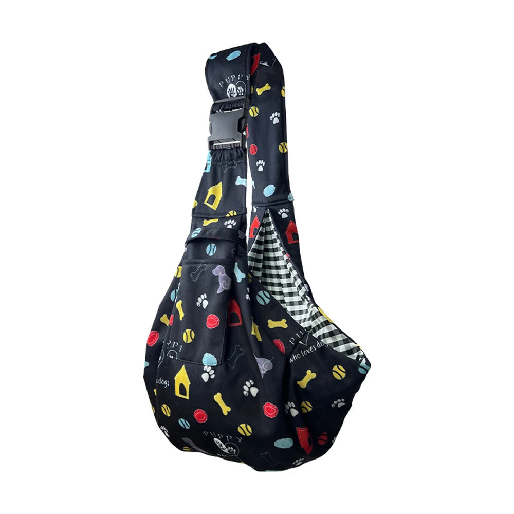 Cartoon Print Pet Carrier Bag - Crossbody Travel Bag – photo 7