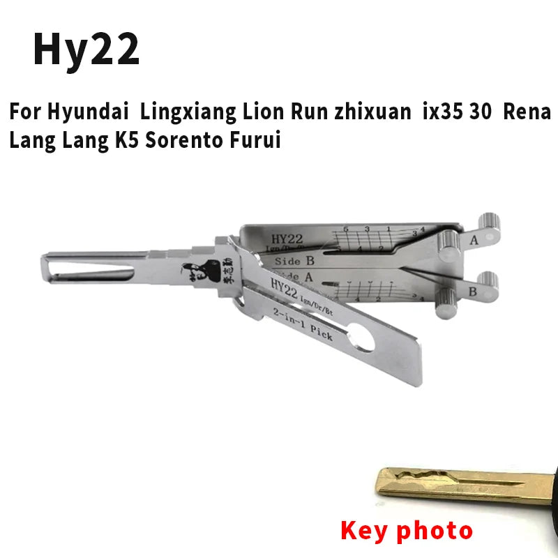 8PCS LISHI 2in1 Decoder For Volkswagen Audi Mercedes-Benz Skoda Porsche Ford Chevy Buick Hyundai Toyota BMW Locksmtihs tool
