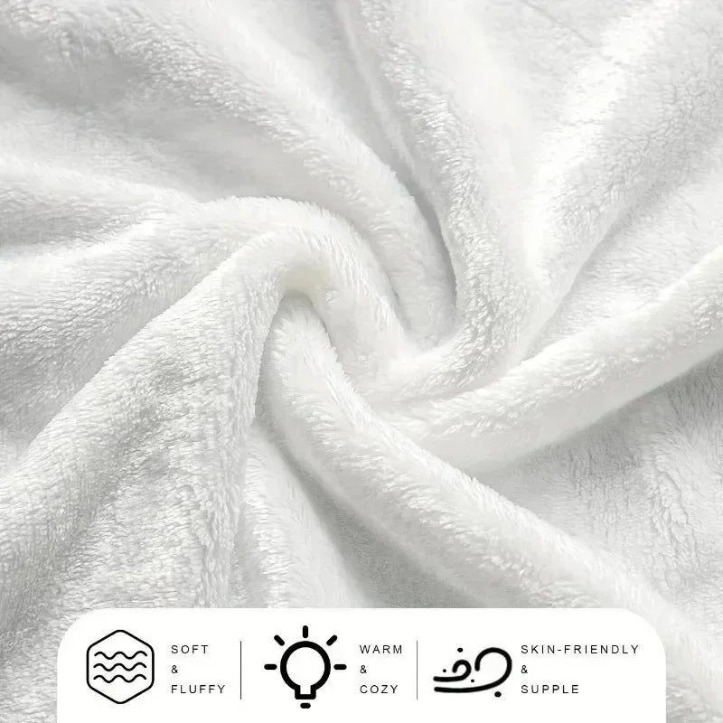 Highland Cow Flannel Throw Blanket