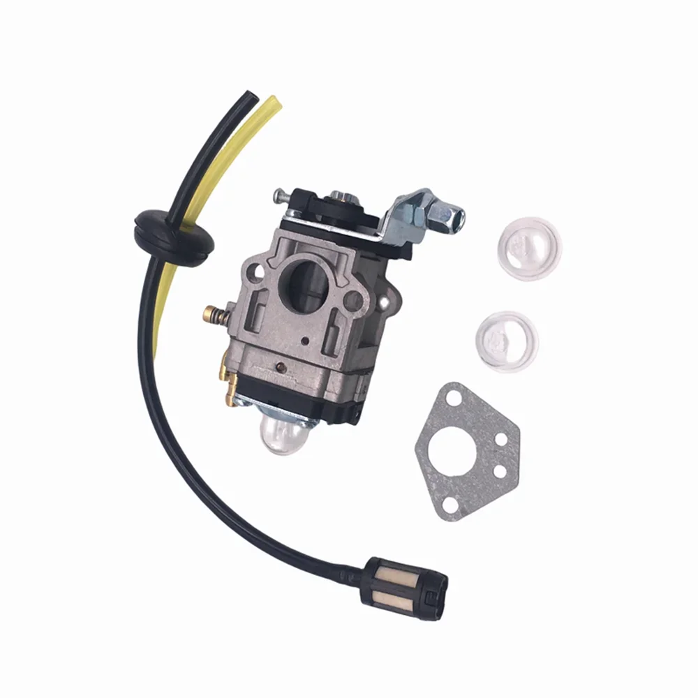 15mm Carburetor Kit For Brushcutter 43cc 49cc 52cc Brush Cutter with Seal Hose Spark Plug Petrol Filter Replacement Parts 40-5