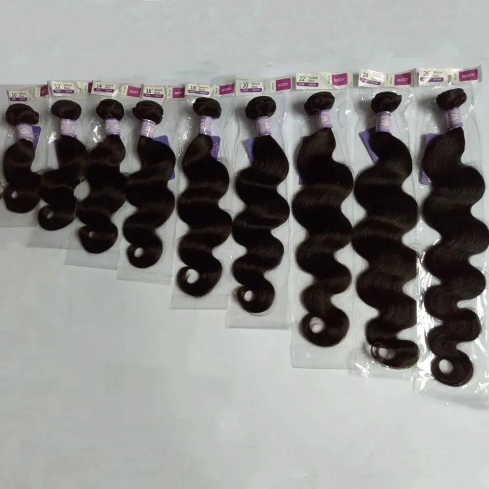 30 40 Long Body Wave Bundles Human Hair 8-40 Inch Brazilian Raw 100% Unprocessed Raw Virgin Human Hair Wavy 2/3/4 Bundles