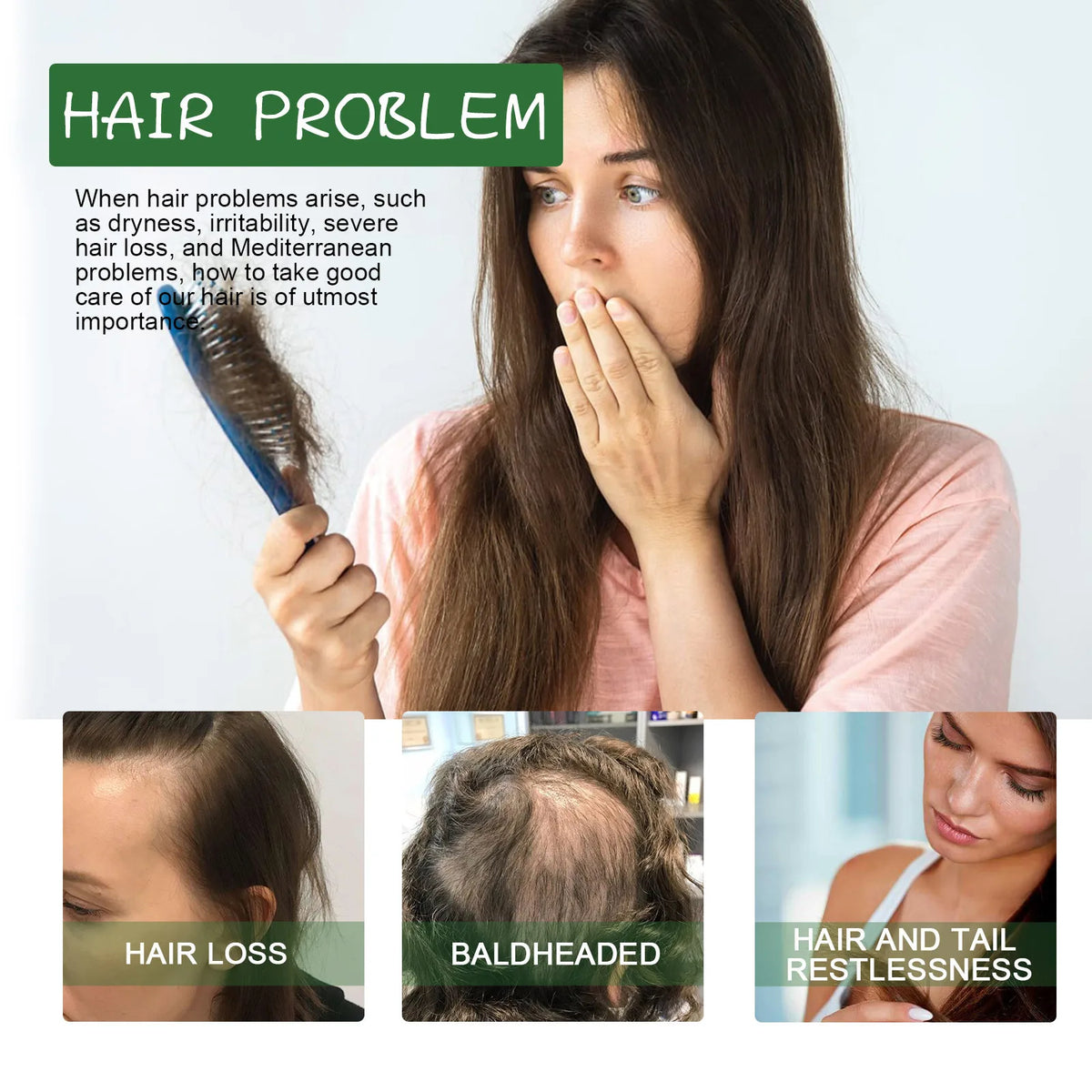 Hair Growth Oil Nourishing Scalp Repairing Strengthening Preventing Hair Loss Dry Damaged Frizz Control Men Women Hair Products