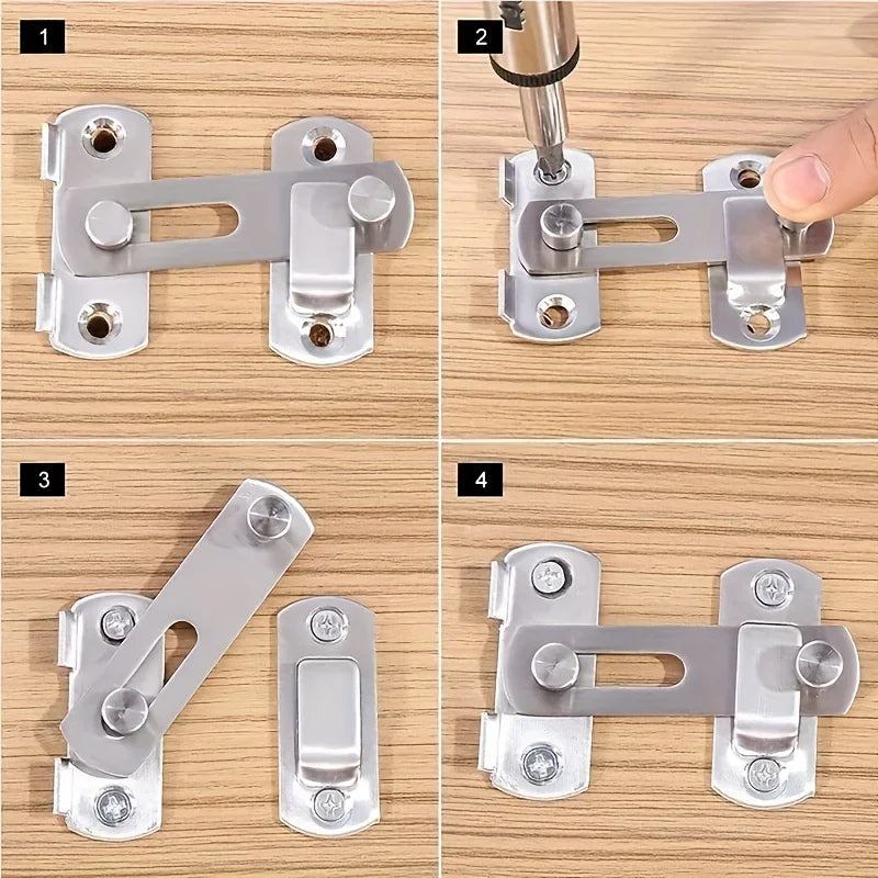 Stainless steel door lock guard - Industrial grade, sturdy and durable, safe