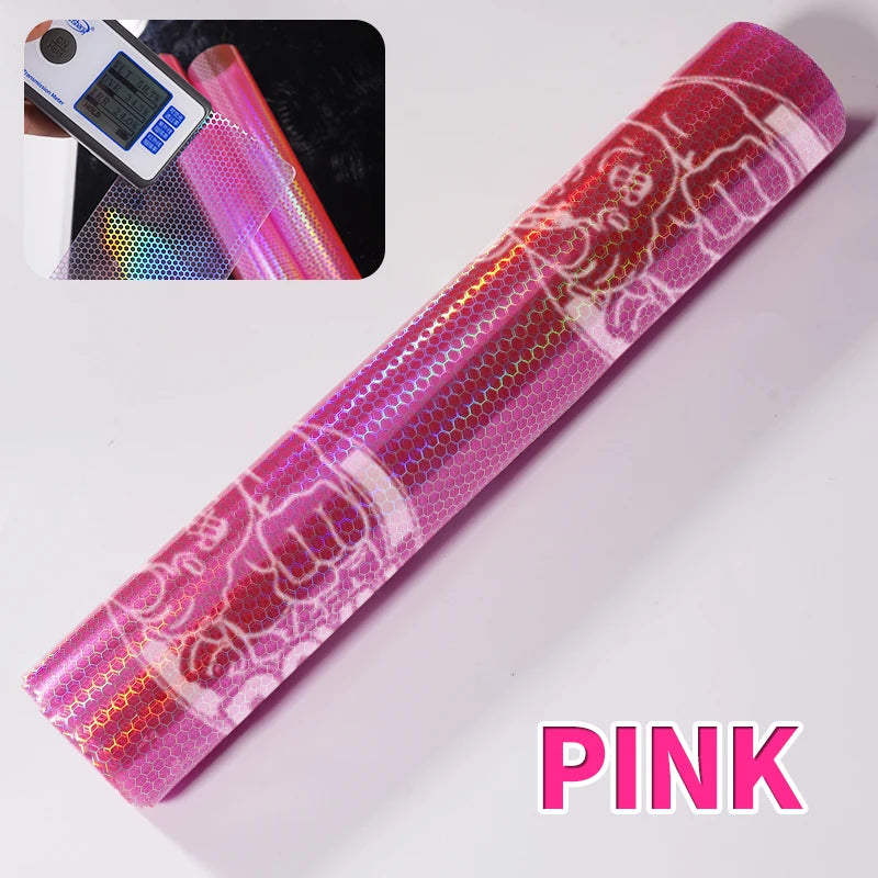 Car Motorcycle Vinyl Wrap Foil Laser Honeycomb Headlights Taillight Tint Film Modify color changing stickers Car styling