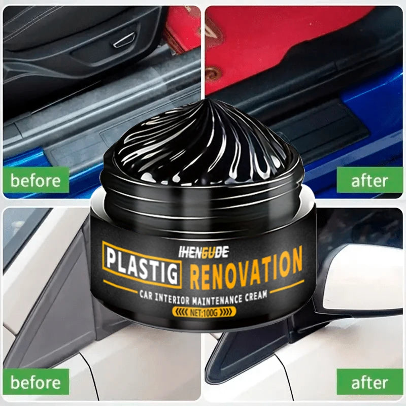 Car Interior Scratch Repair Paste — Dashboard & Plastic Surface Restorer, 100g