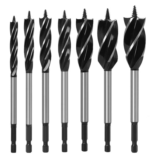 Hole Opener 10-35mm 1/4'' Hex Shank Twist Drill Bit, Reamer Auger Carpenter Joiner broca Drill Bits for Wood  Woodworking Tools