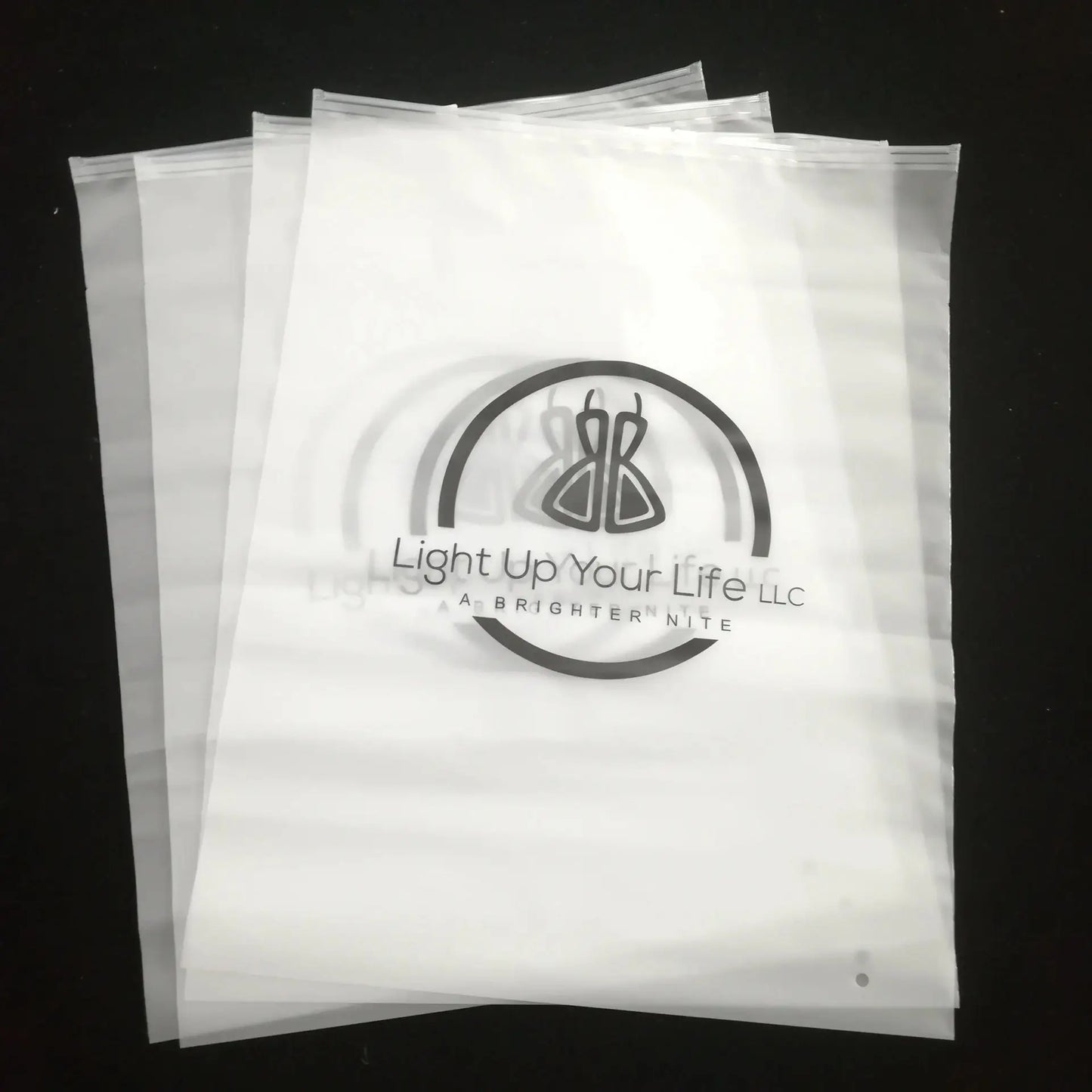 30/50/100PCS Matte Plastic Zipper Packaging Bags – Waterproof Garment & Shirt Storage | Custom Logo