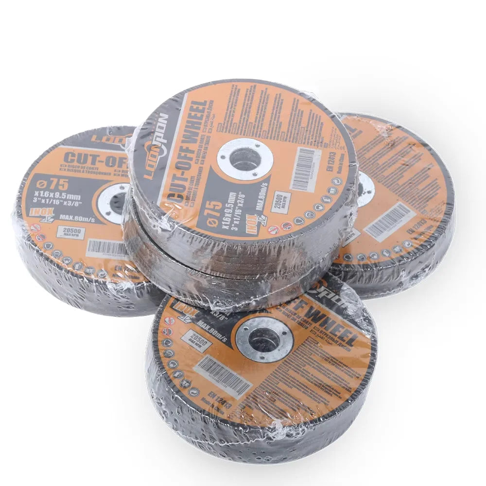 Loonpon 75mm Resin Cutting Discs — Angle Grinder Metal Cut-Off Wheels