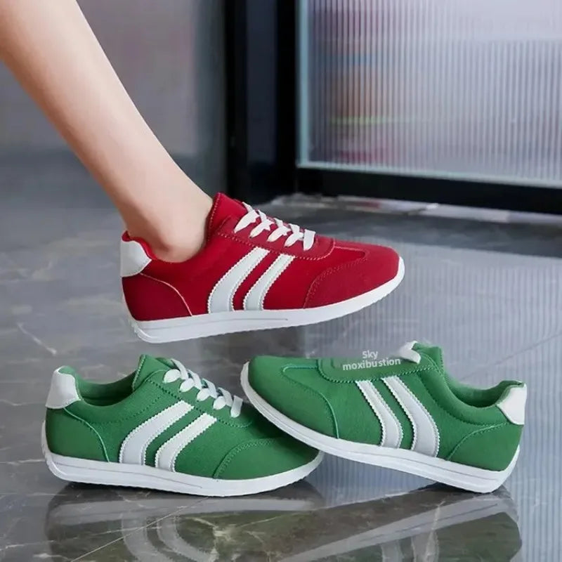 Slip-On Running Sneakers for Women — Soft-Sole Versatile Casual Shoes
