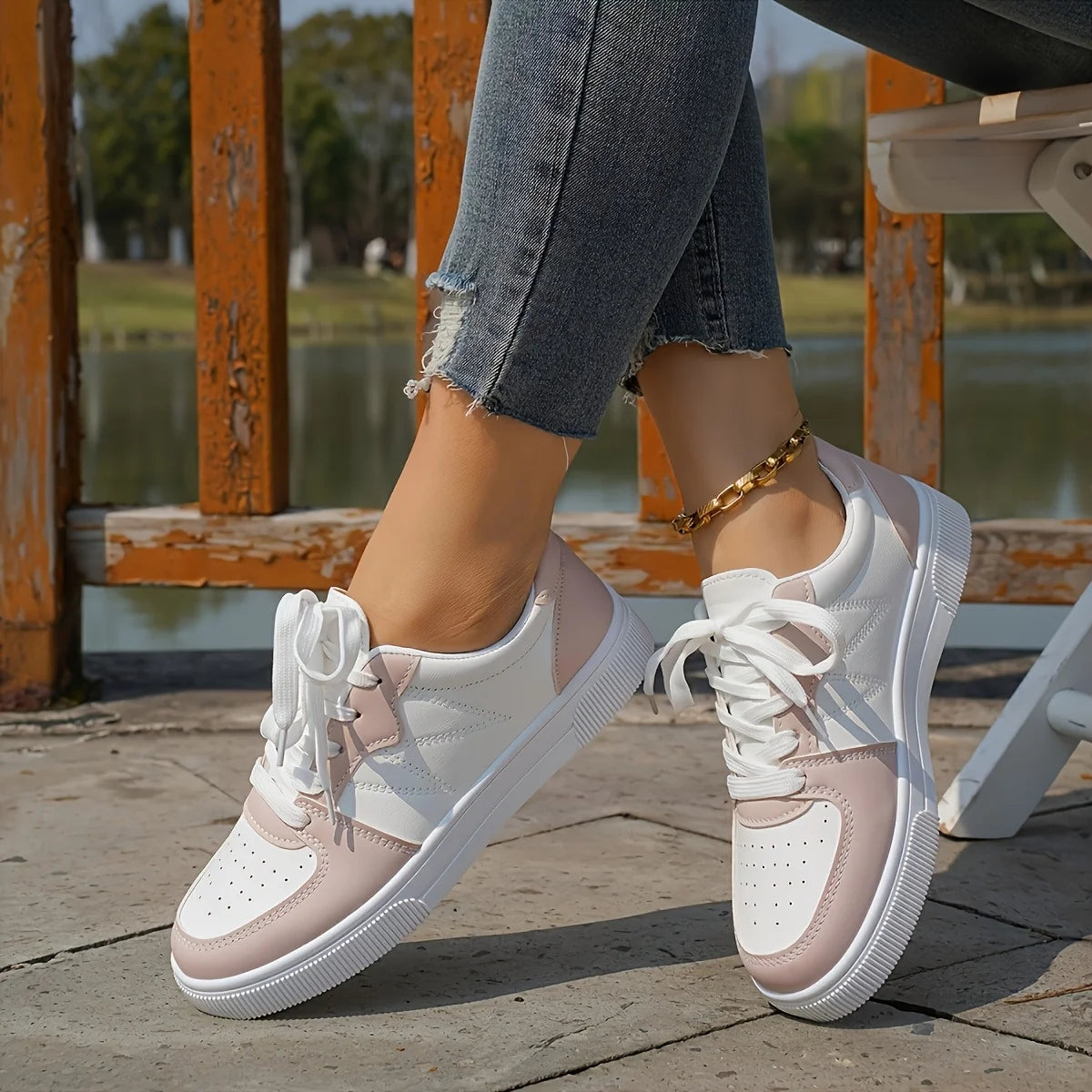 Breathable Walking Sneakers for Women — Lightweight Sport Casual Trainers