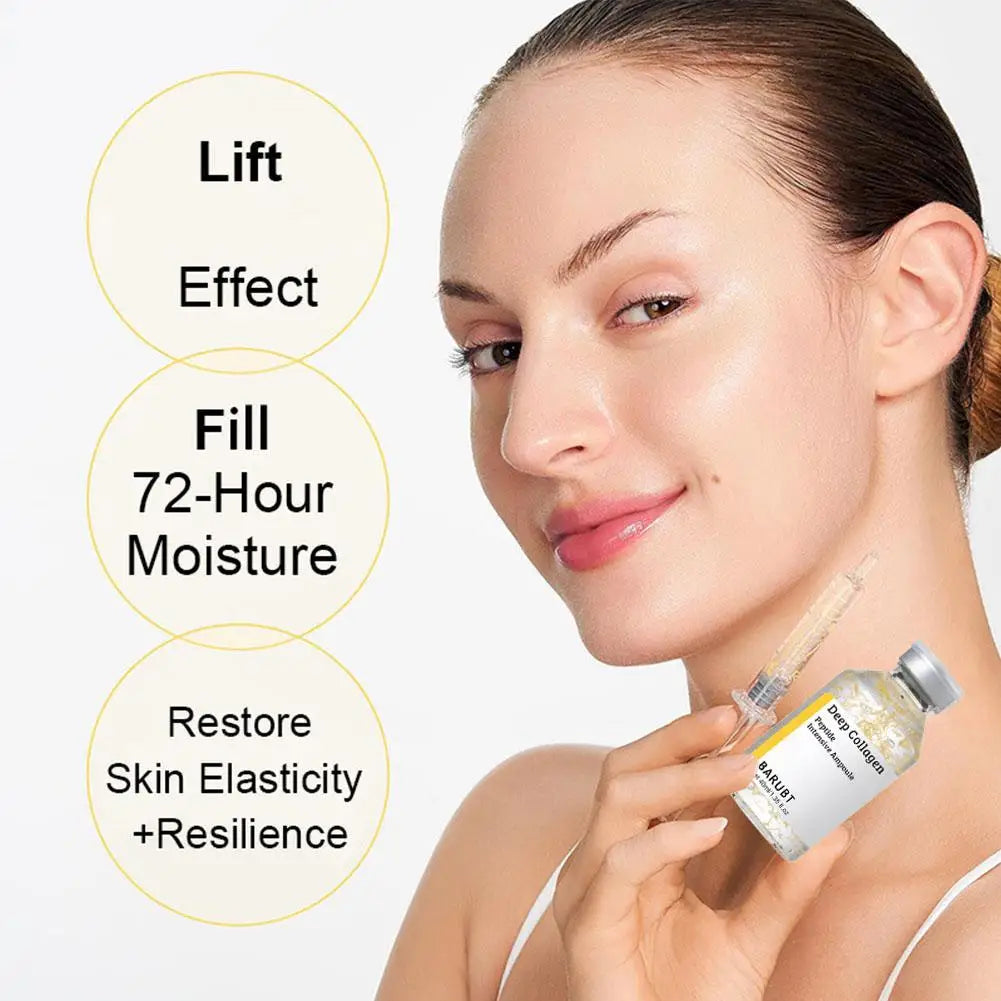 Deep Collagen Peptide Ampoule Serum – Anti-Wrinkle, Firming & Brightening Face Serum | 40ml/50ml