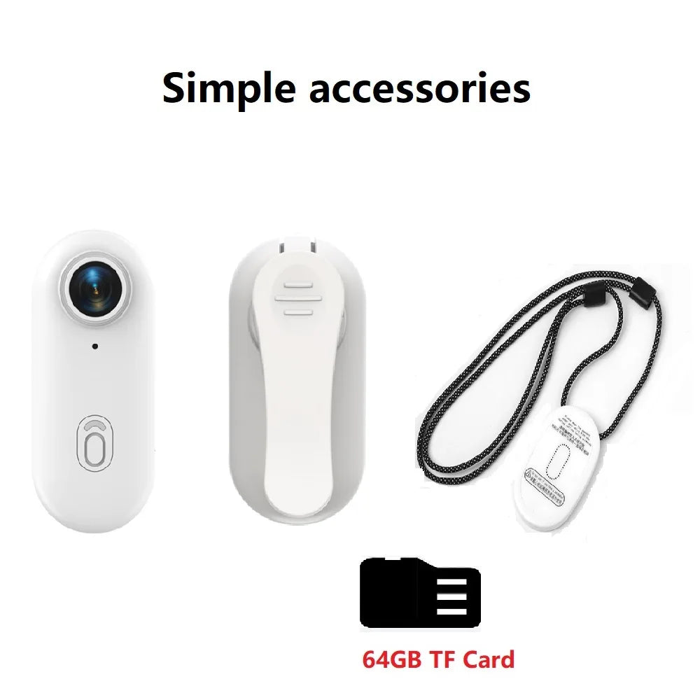 4K Thumb Action Camera — Stabilised Sports Body Cam, 800mAh