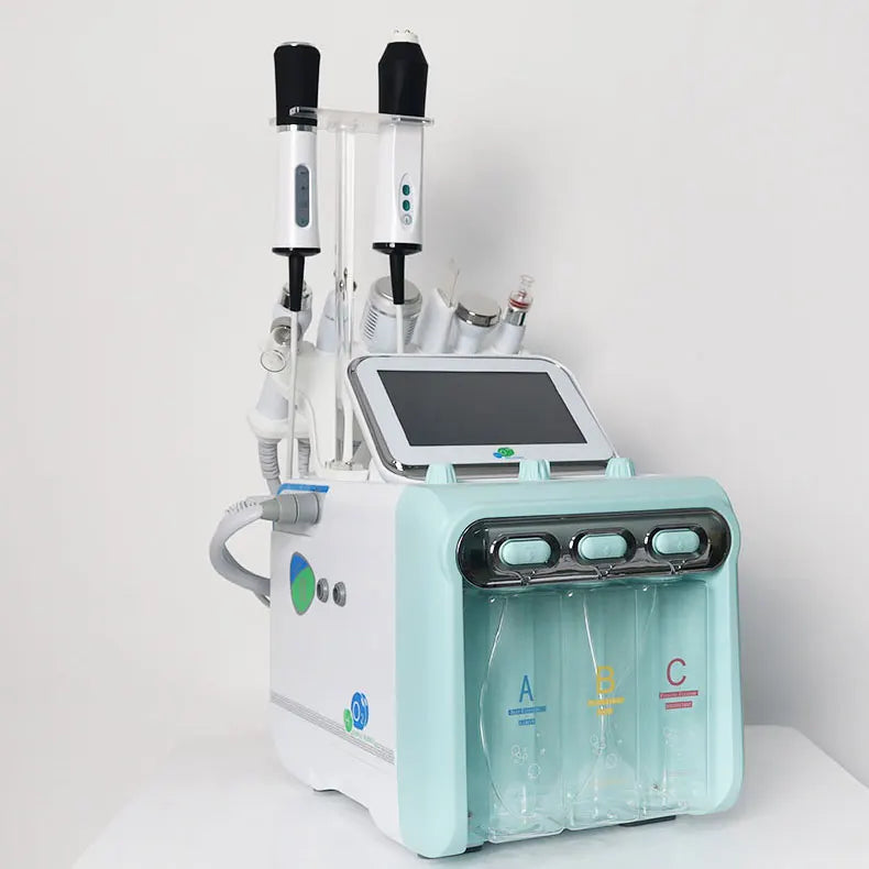 New Design 8 in 1  hydro Facial Machine for Wrinkle Remover  Bubble Facial Machine CO2 Oxygen beautiful equipment