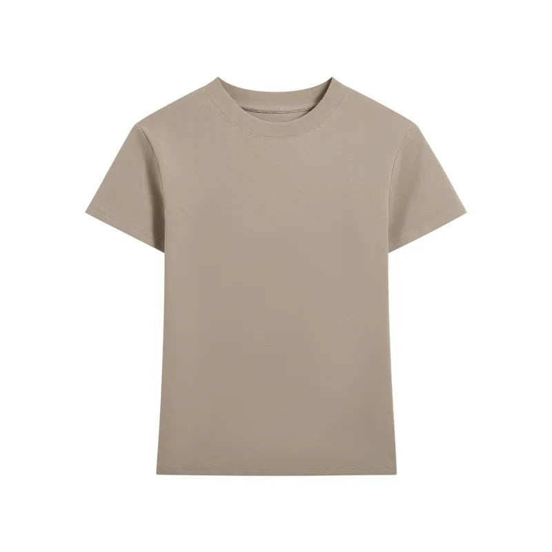 Women's Cotton Loose T-Shirt — Korean Streetwear Short-Sleeve Summer Tee